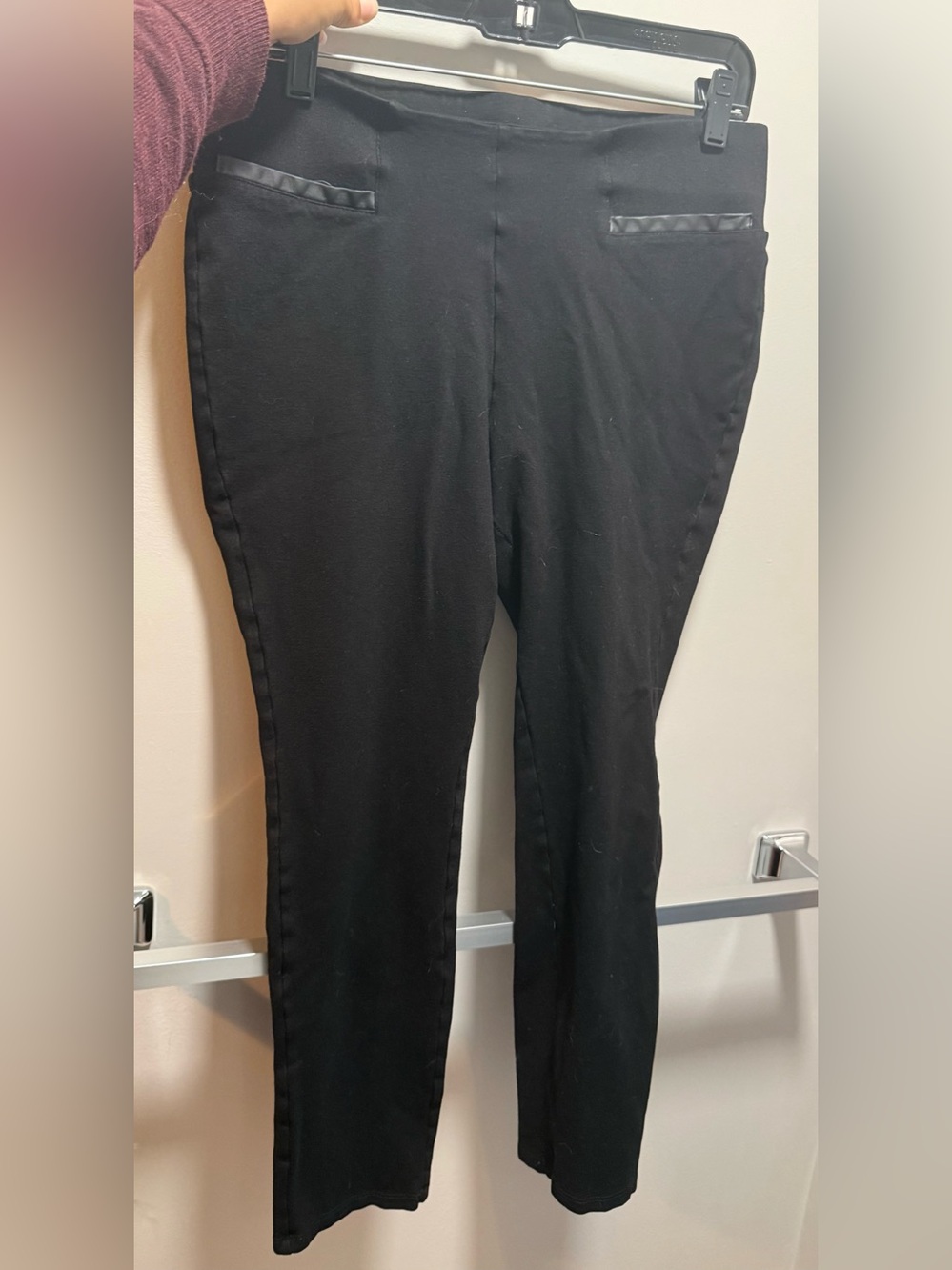SONO Women’s Black Pull-On Pants Size XL